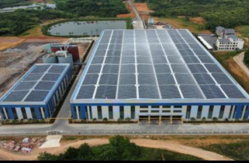 509-2022年4月，，，，，安徽池州汇成物资4MW光伏发电BIPV项目，，，，，年发电约400万度，，，，，知足约40%用电需求.jpg